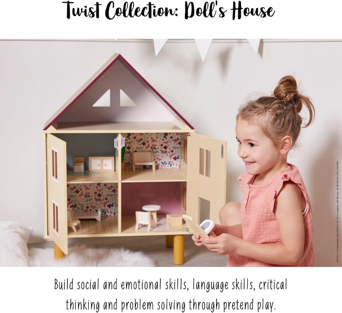 Janod - Twist Doll's House - Wooden
