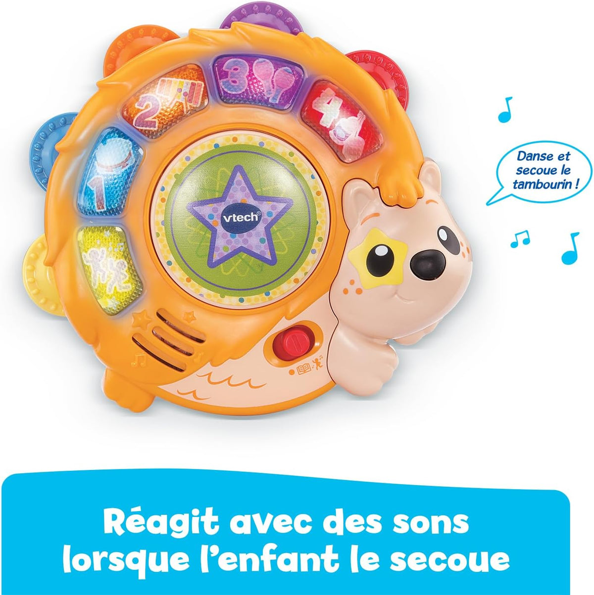 Vtech - Super Tambourine Lumi - French