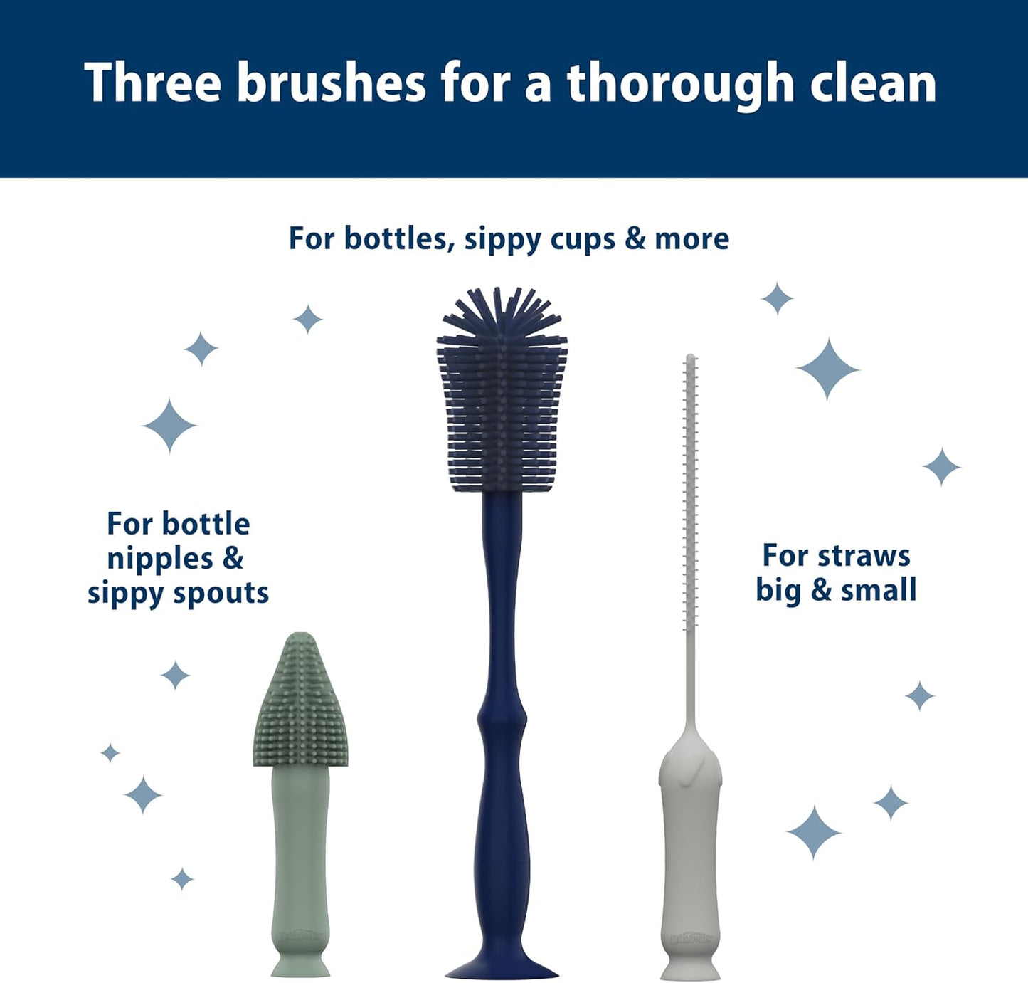 DrBrown's - Silicone Brush - Set
