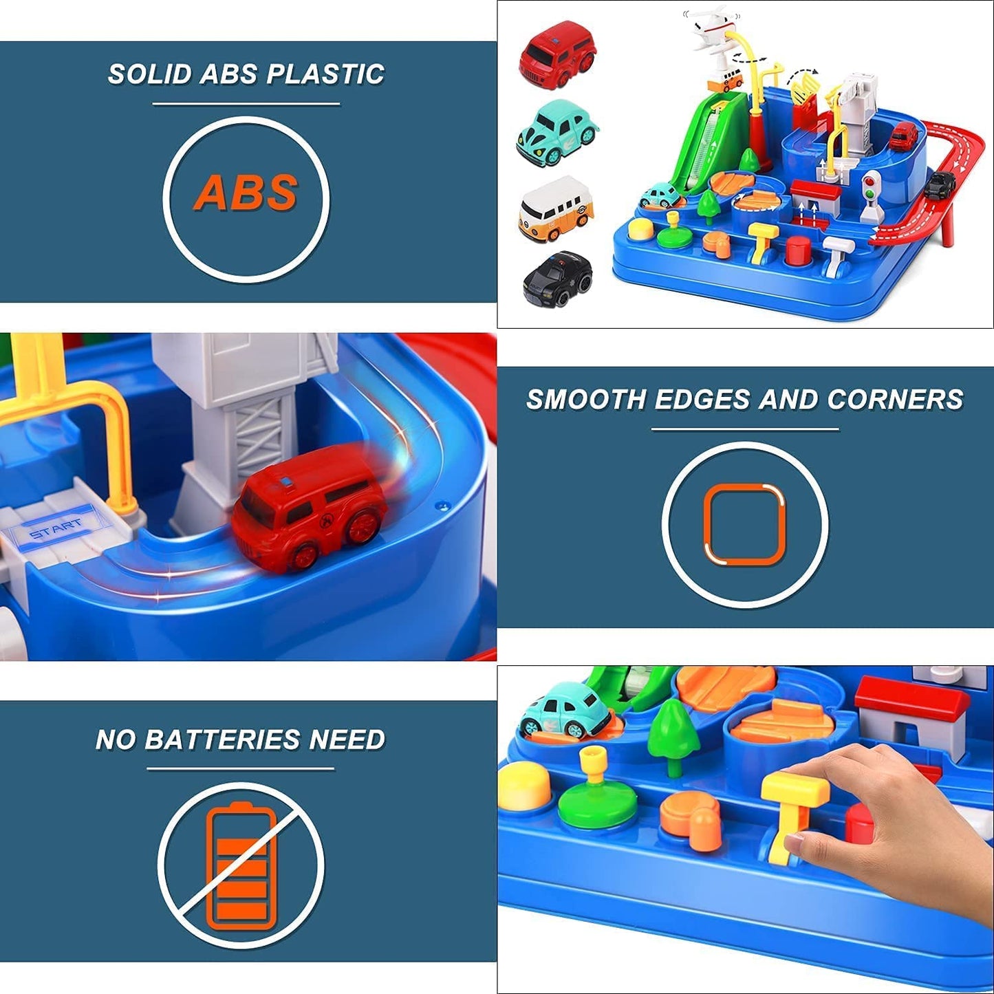 Tumama Kids - Car Adventure Race Track - Toddlers