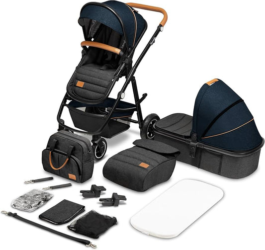 Lionelo - Amber 2in1 Stroller - Grey Graphite - Travel System