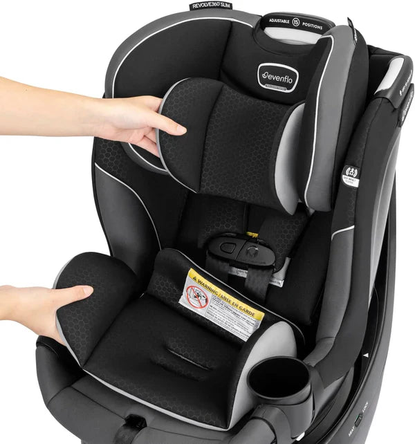 EVENFLO REVOLVE360 SLIM 2-IN-1 CARSEAT CANTON BLACK