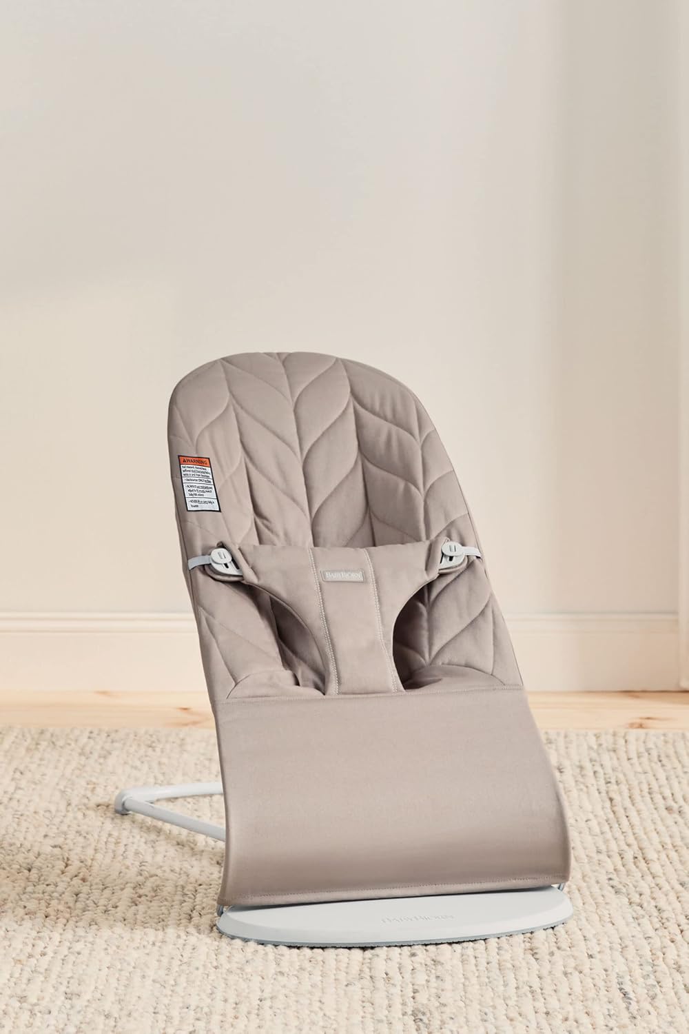 Babybjorn - Bouncer Bliss Wov. - Petal Sand Gray