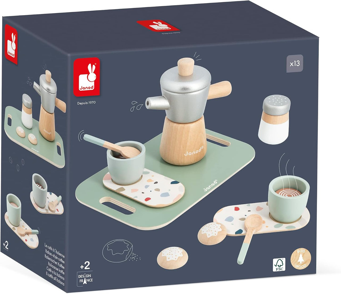 Janod - Italian Style Coffee - Wooden
