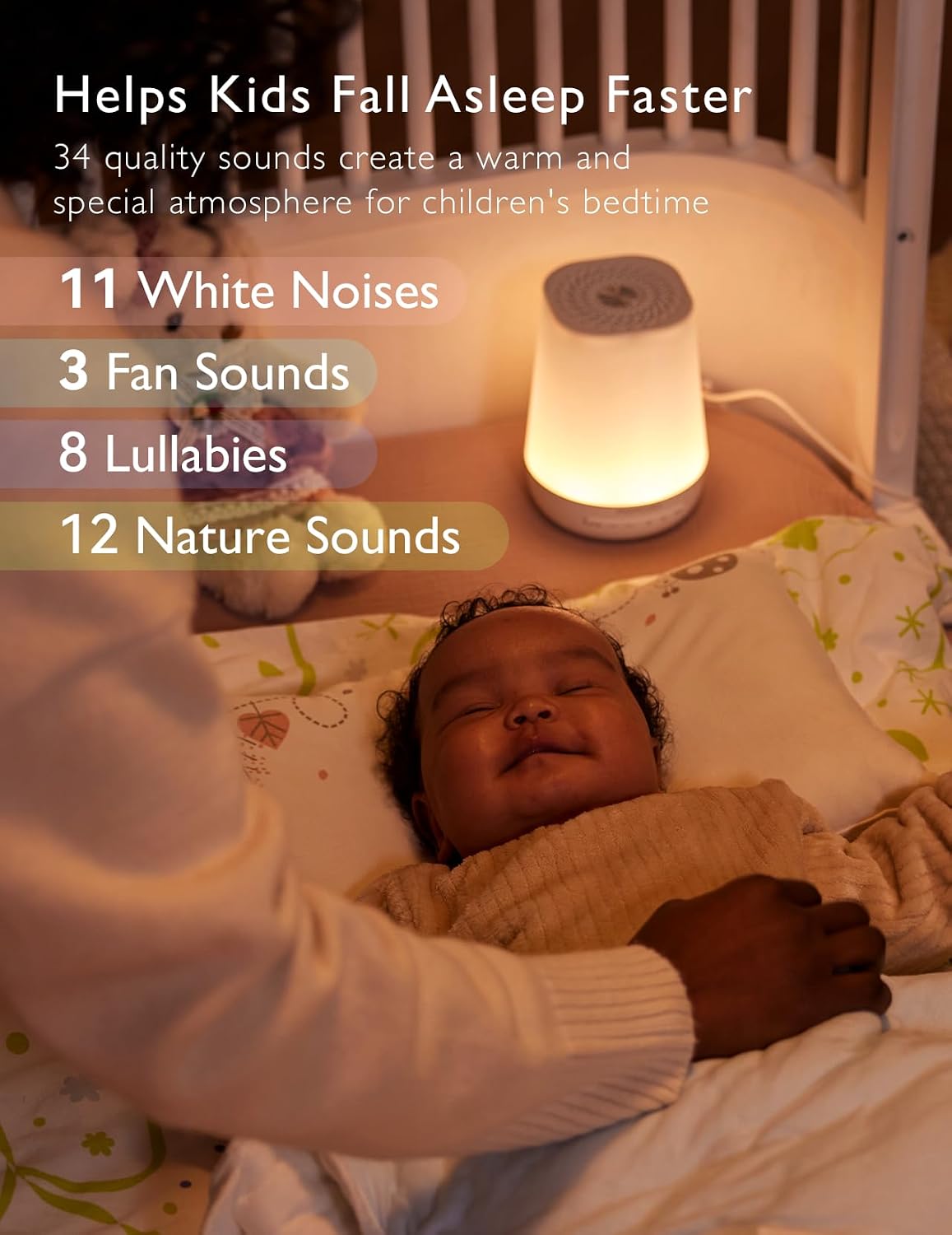 Momcozy - Smart Baby Sound Machine - White