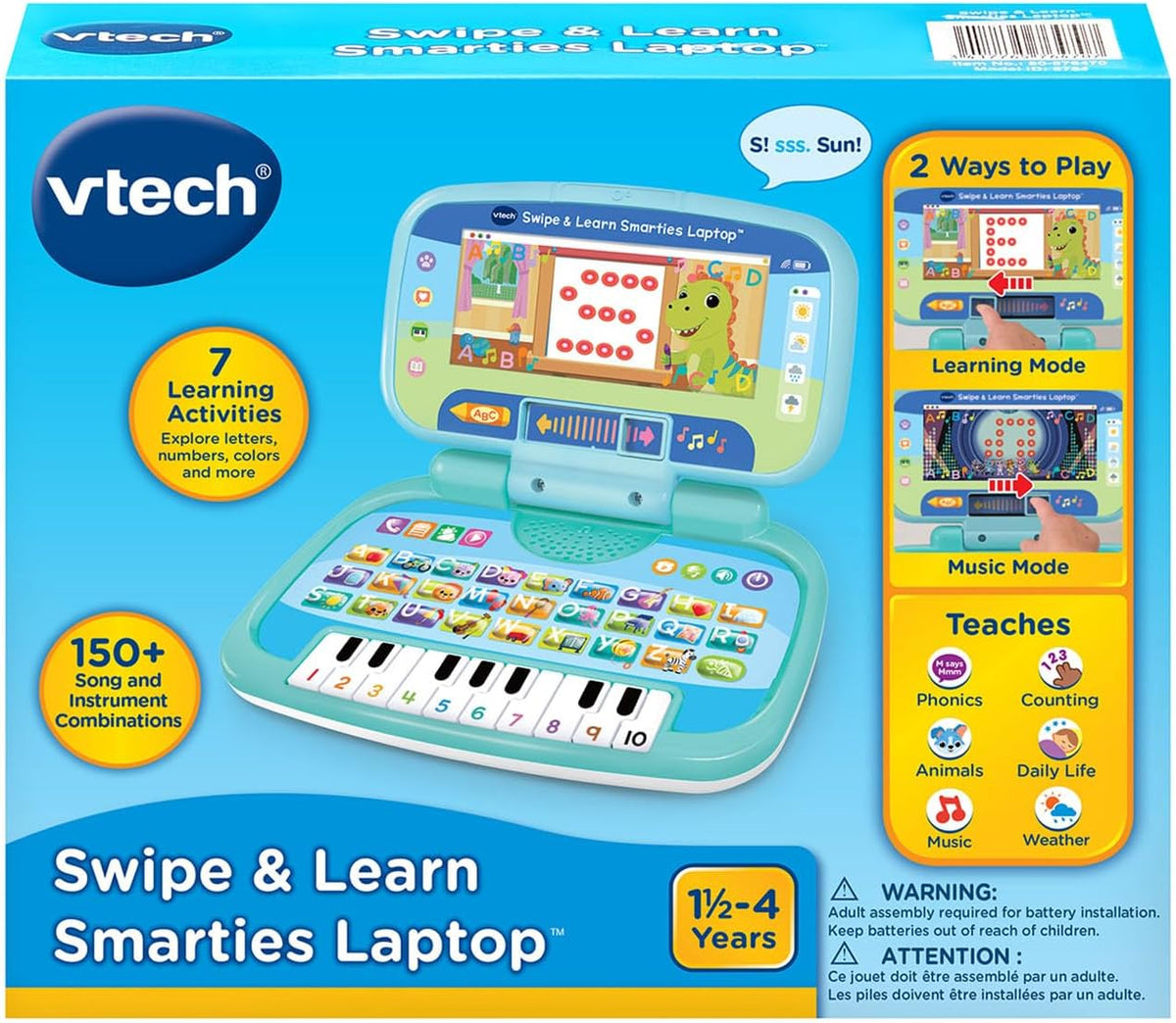 Vtech - Swipe & Learn Laptop - French