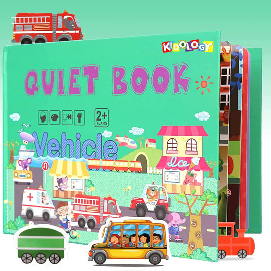 Tumama Kids - Montessori Book - Vehicle