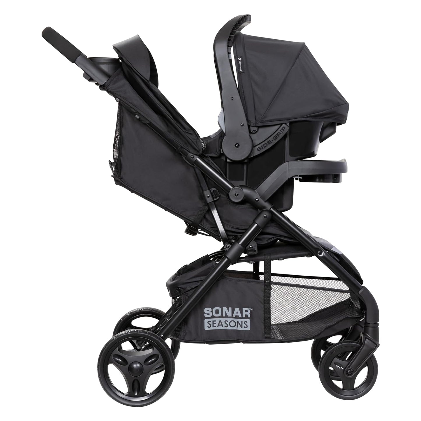 BabyTrend - Passport Cargo Stroller -  EZ-Lift Plus Infant Car Seat - Base Included - Dash Black