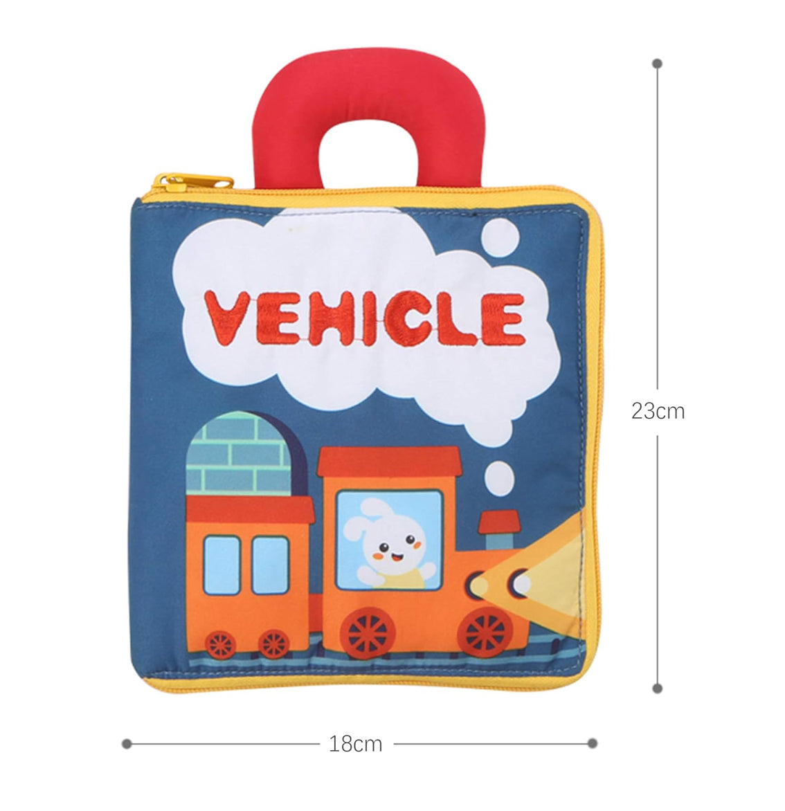 Tumama Kids - Baby Quiet Book - Vehicle Cloth Book