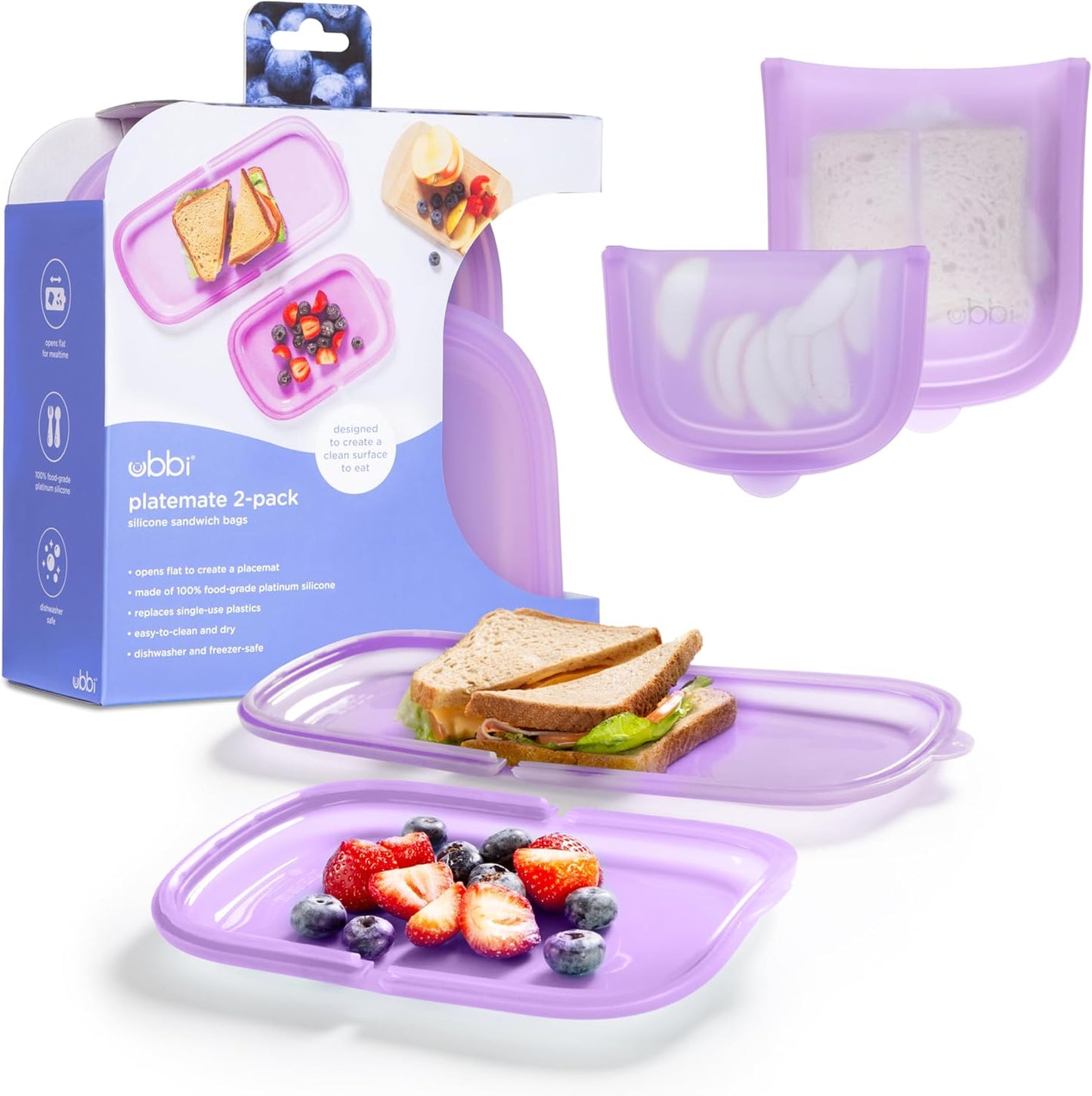 Ubbi - Platemate Sandwich Bag -