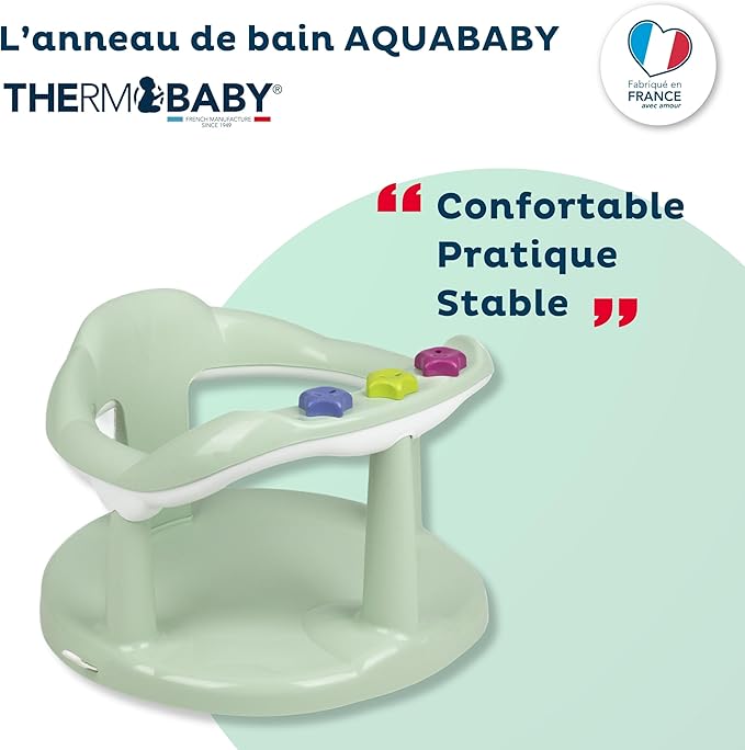 Thermobaby - Aquababy Bath Ring - Celadon Green - Bath Time