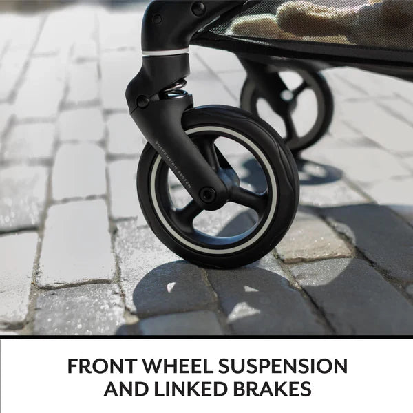 EVENFLO HUMMINGBIRD ULTRA-LIGHTWEIGHT CARBON FIBER STROLLER CREST GRAY