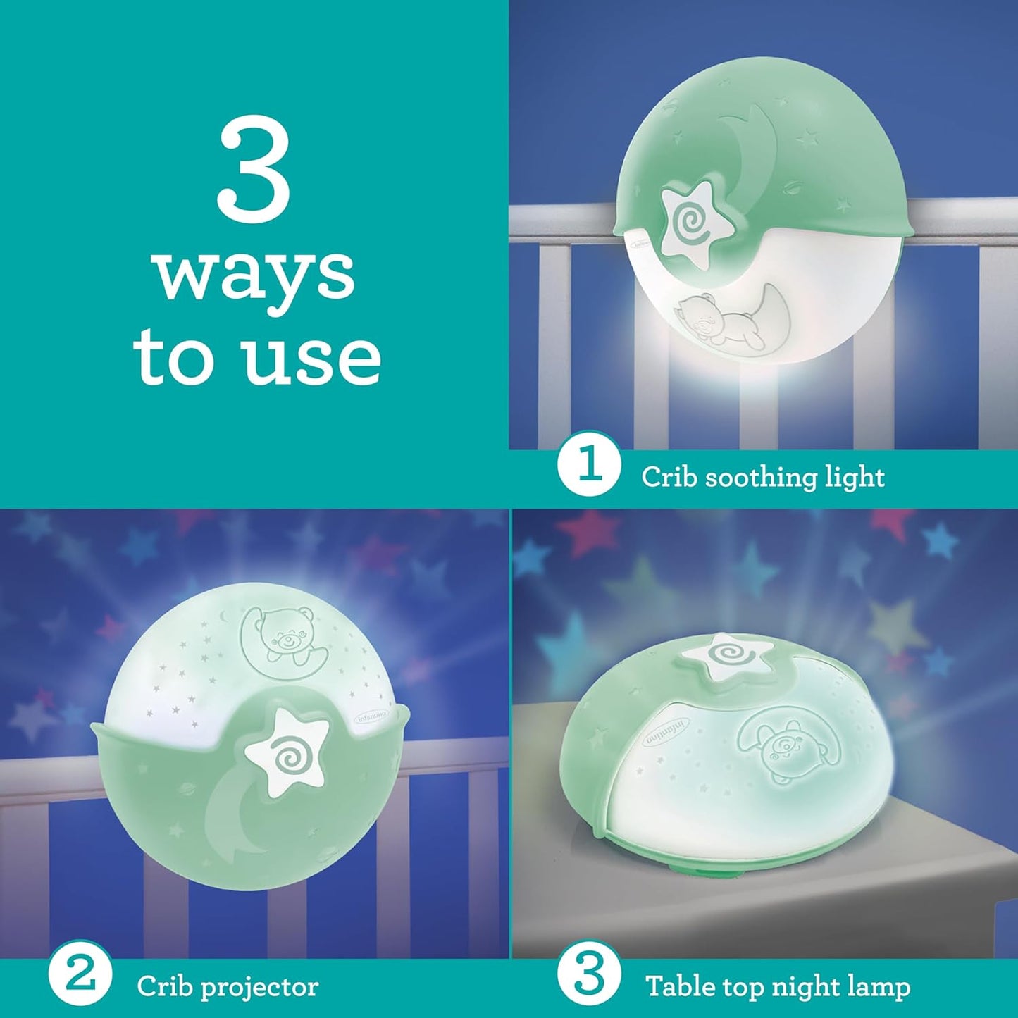 Infantino - Wom Soothing Light&Projector - Sage