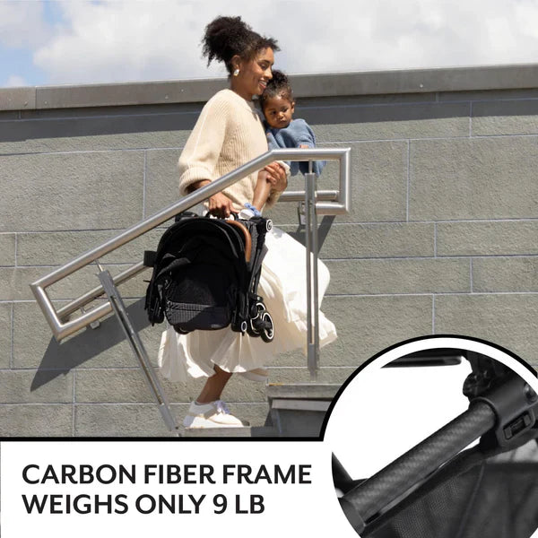 EVENFLO HUMMINGBIRD ULTRA-LIGHTWEIGHT CARBON FIBER STROLLER CREST GRAY