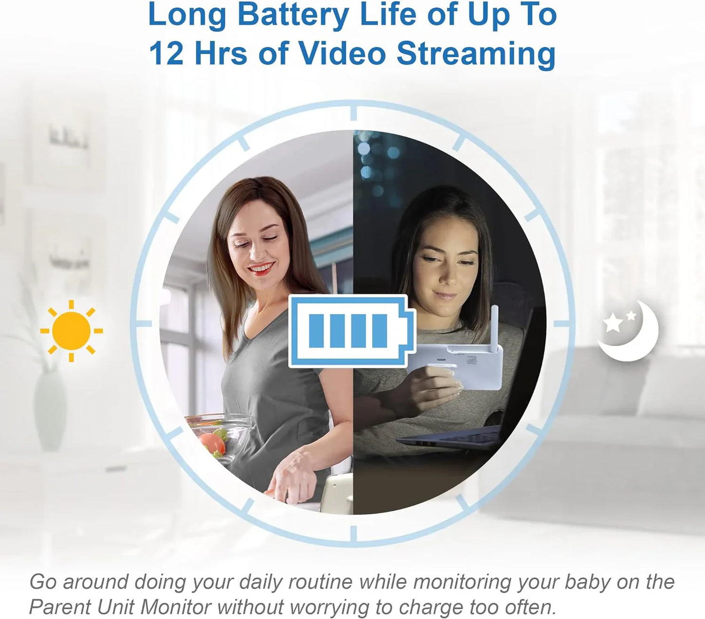 Vtech RM5766HD 1080p Smart Wi-Fi Remote Access 360 Degree Pan & TiltBaby