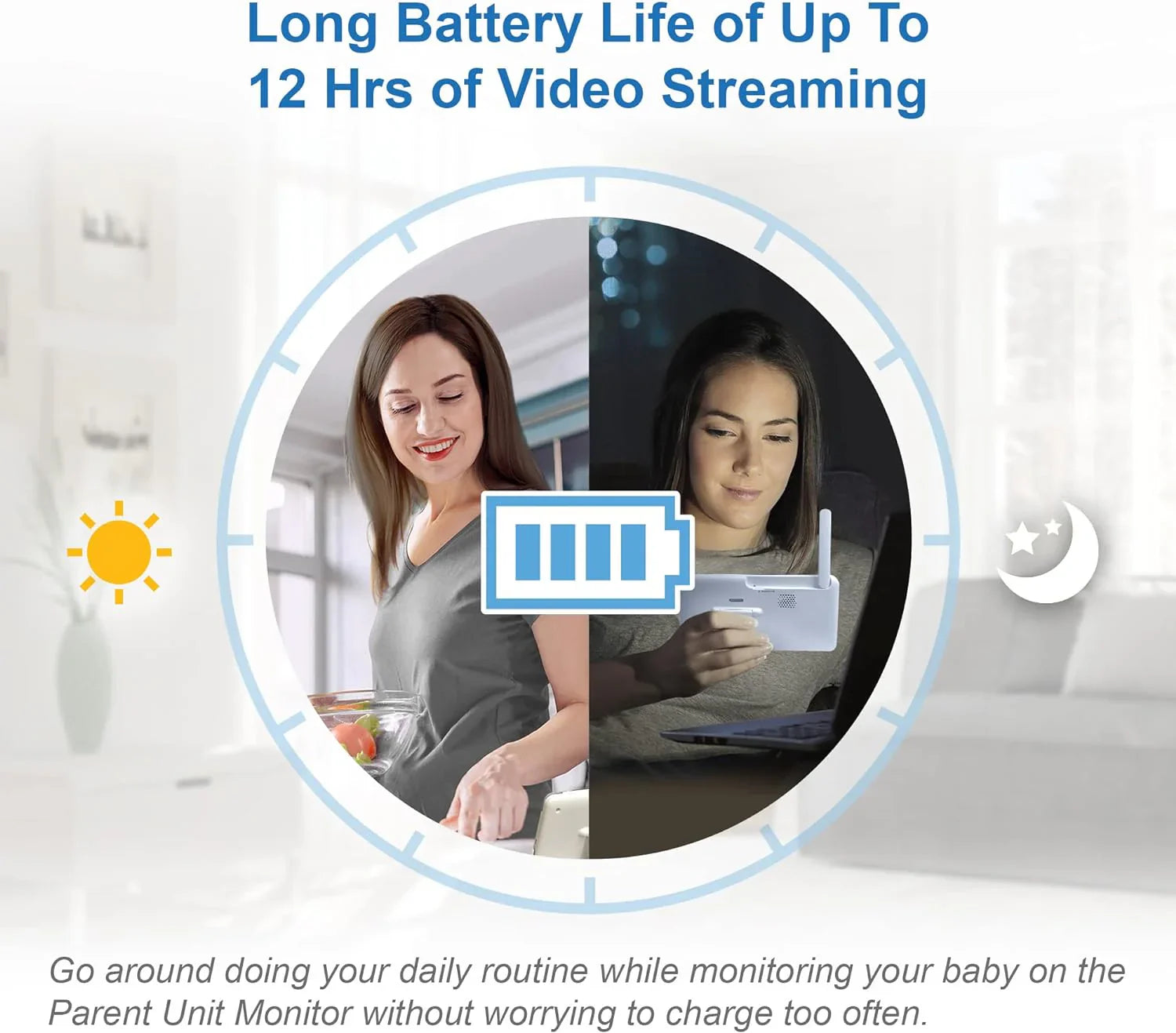 Vtech RM5766HD 1080p Smart Wi-Fi Remote Access 360 Degree Pan & TiltBaby