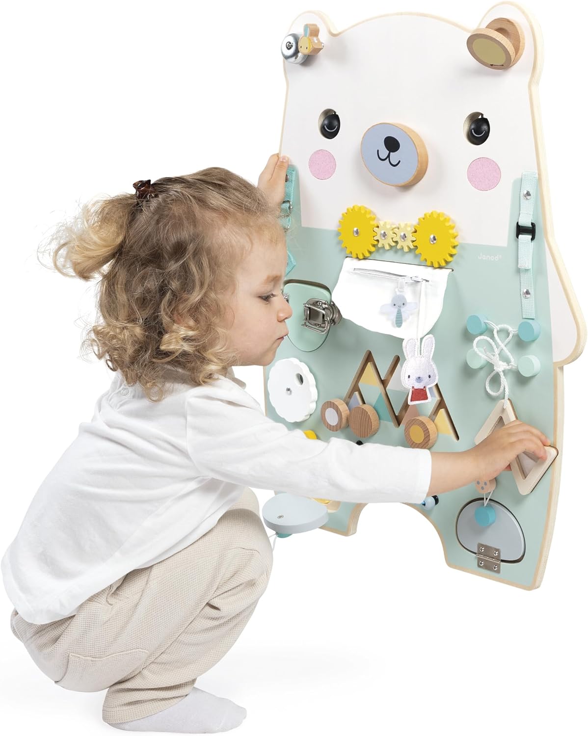 Janod - Pure Wooden Bear - Busy-board