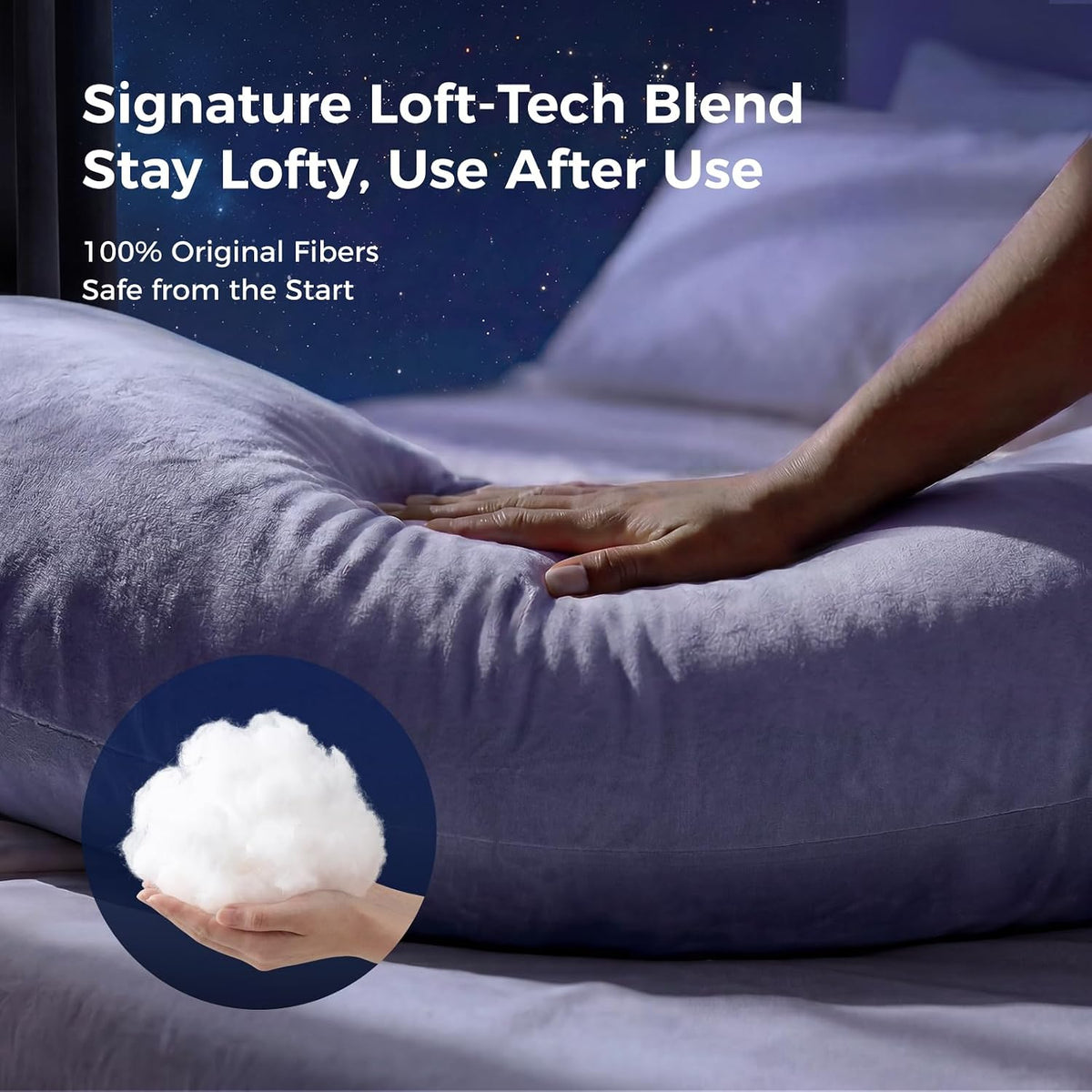Momcozy - U Shaped Pregnancy Pillow -