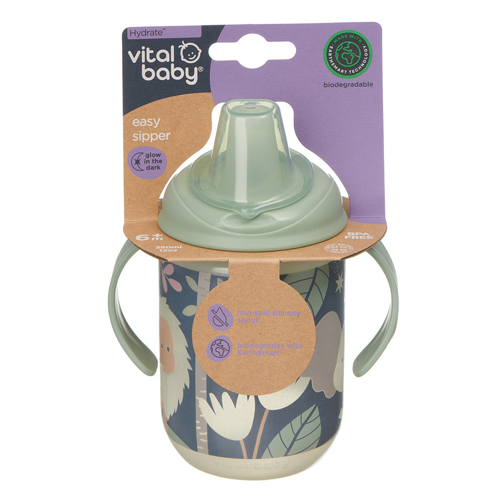 Vital Baby Hydrate easy sipper 350ml - jungle glow