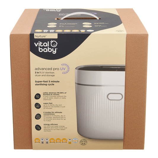 Vital Baby Nurture advanced pro UV steriliser & dryer - ARCTIC WHITE