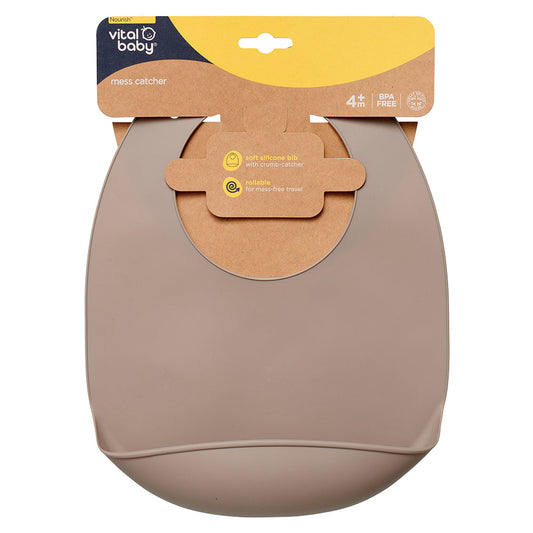 Vital Baby Nourish mess catcher - natural stone