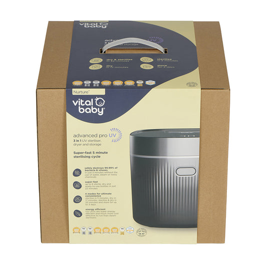 Vital Baby Nurture advanced pro UV steriliser & dryer - ONYX BLACK