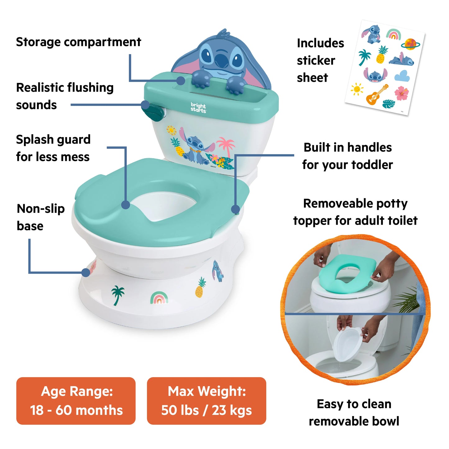 Kids2 - Bs Disney Stitch My Size Potty