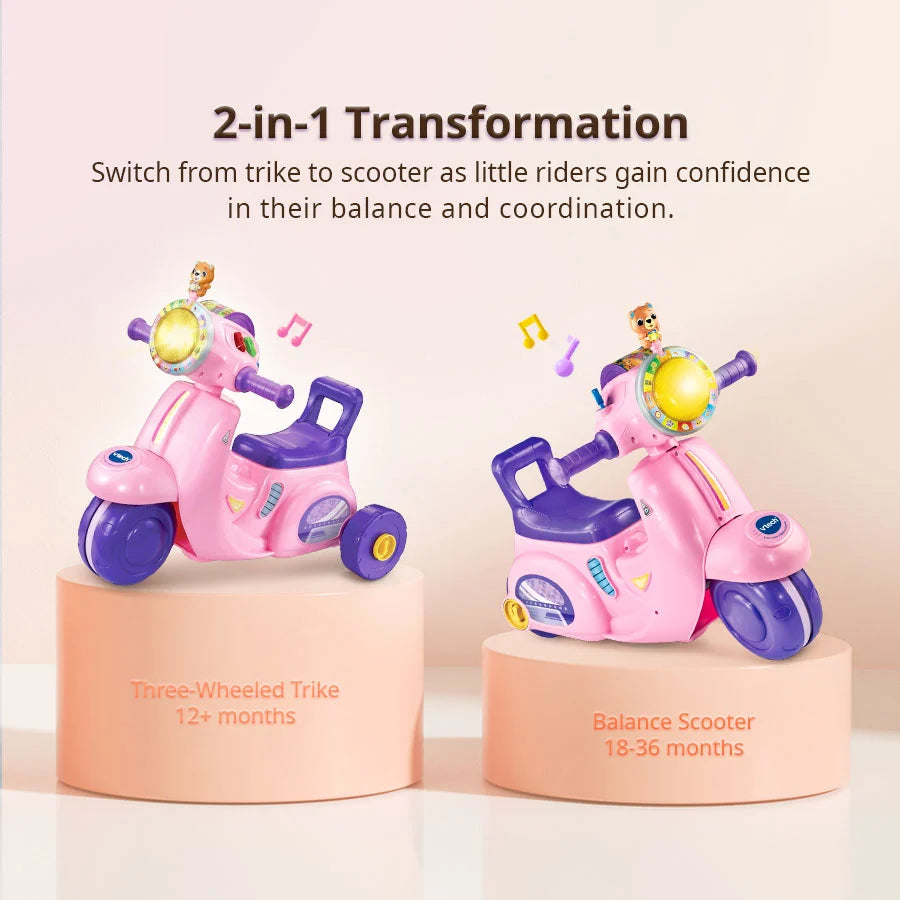Vtech - 2in1 Ride & Balance Scooter - English