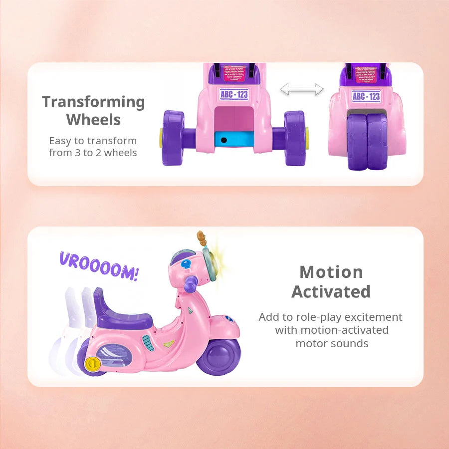 Vtech - 2in1 Ride & Balance Scooter - English