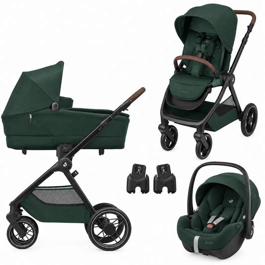 Maxi-Cosi - Oxford+ (Essential Green) - 3 pcs Bundle Oxford Stroller - Pebble 360 Pro Car Seat - Familyfix Base - Travel System