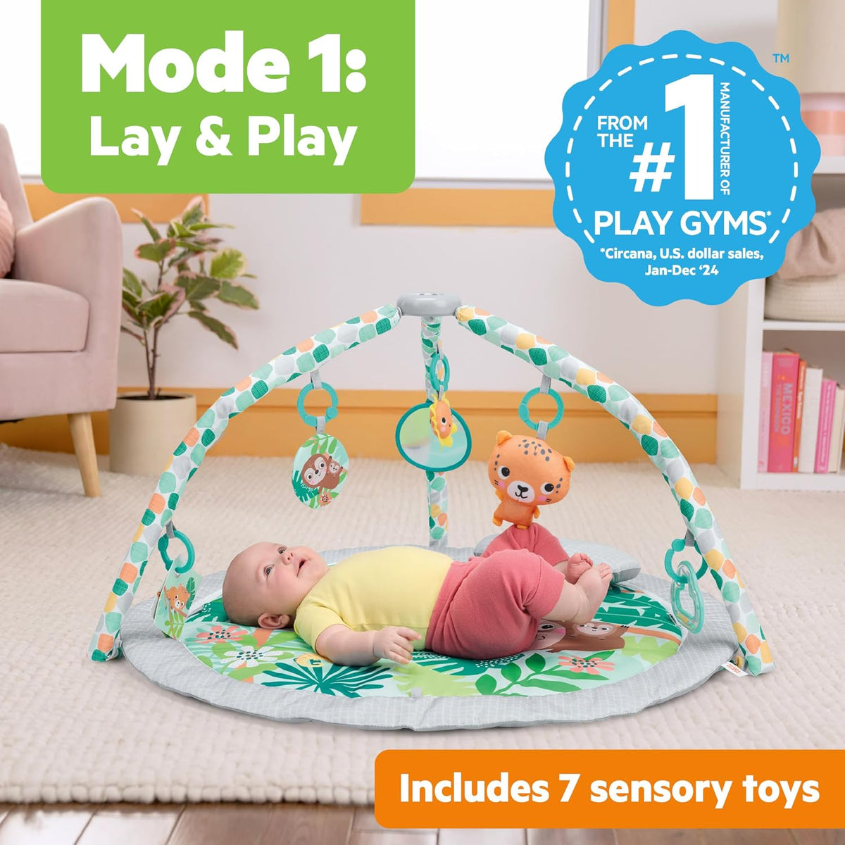 Kids2 - BS Wild Rain Forest Foldaway - Gym Mat