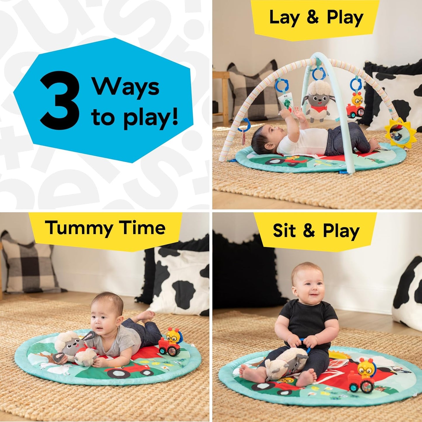 Kids2 - Be Happy Harvest Touch & Feel Gym