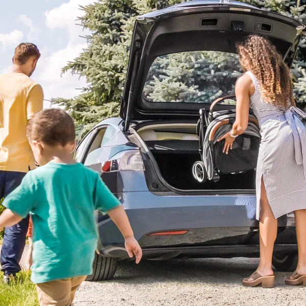 EVENFLO GOLD OTTO SELF-FOLDING TRAVEL STROLLER MOONSTONE GRAY