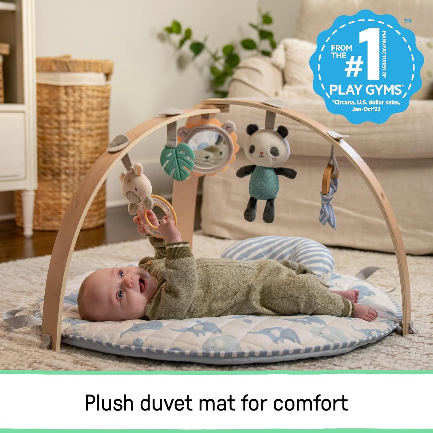 Kids2 - Ingenuity Cozy Spot Gym  - Elephant March
