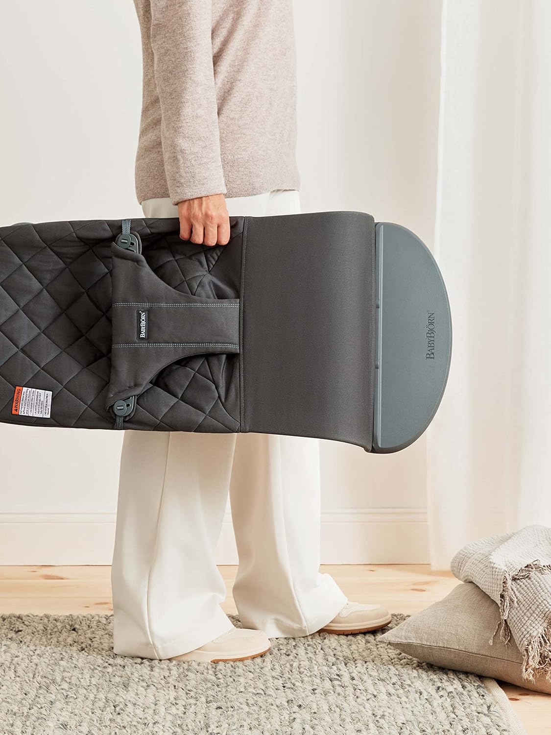 Babybjorn - Bouncer Bliss Woven - Anthracite