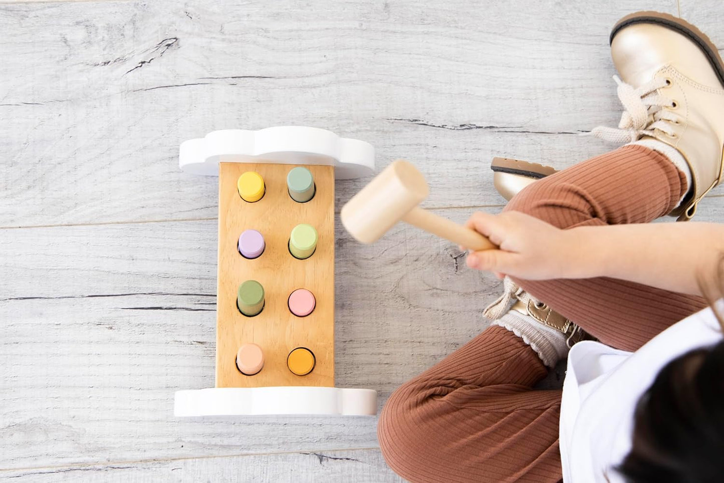 Pearhead - Bench Wooden Hammer - Bench Toy