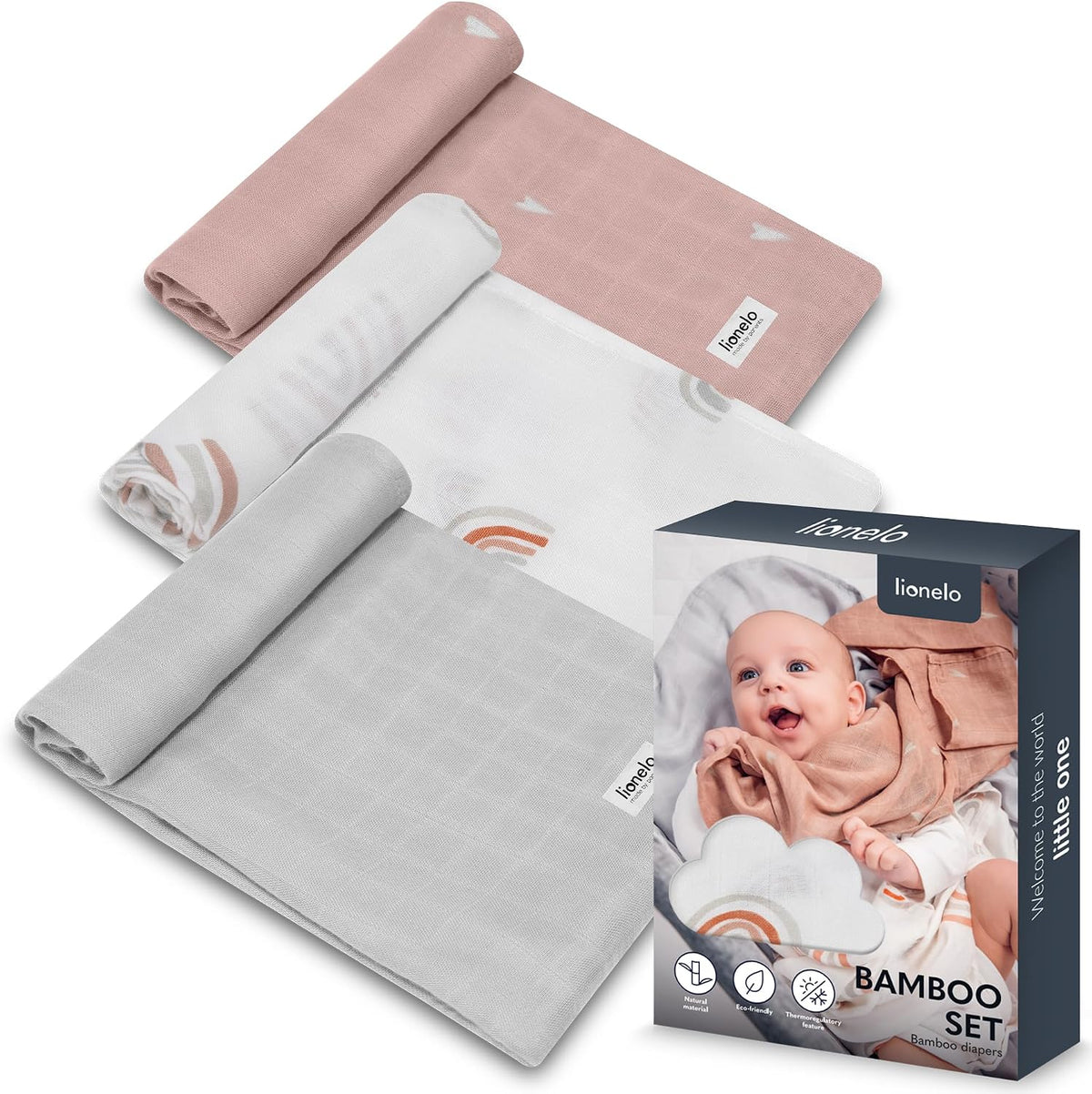 Lionelo - Bamboo Set - Blanket