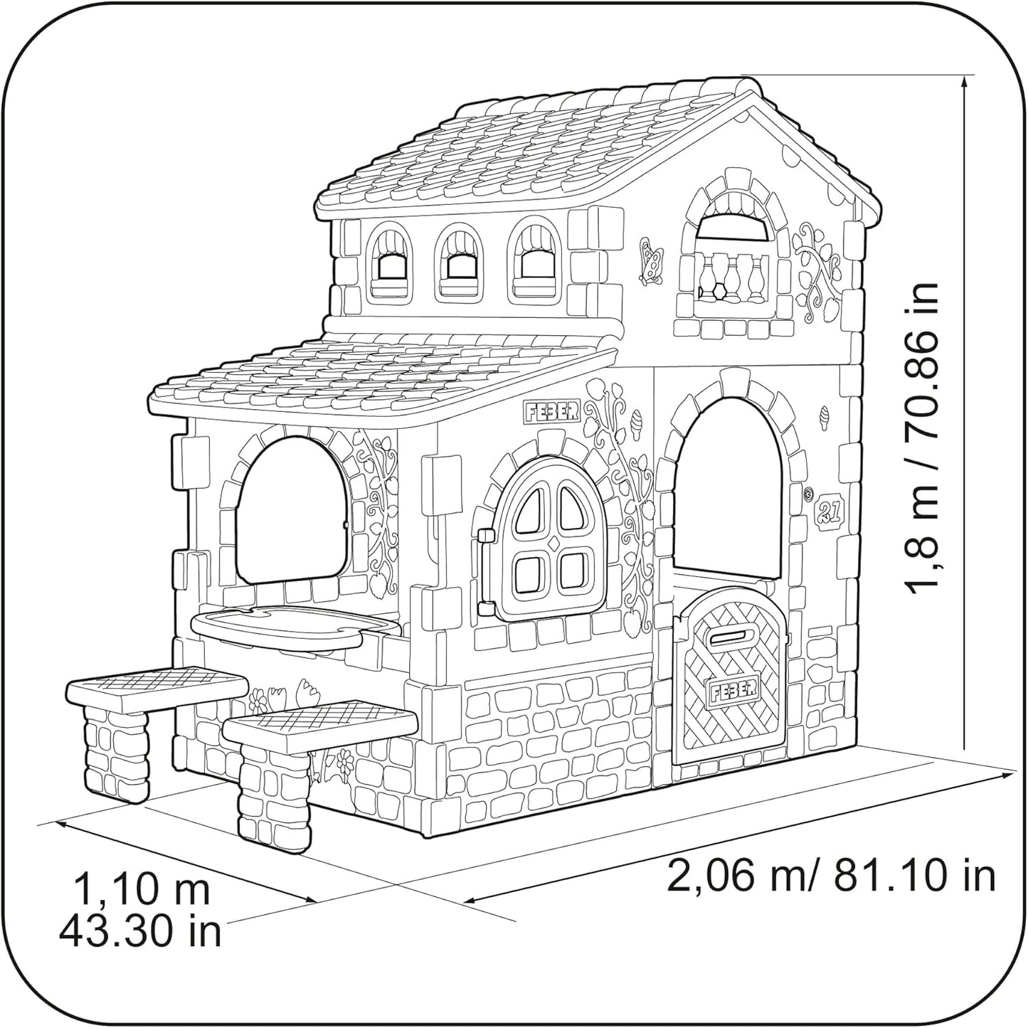 Feber - Super Villa Feber - Multicolor