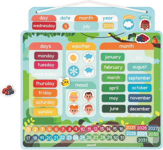 Janod - Magnetic Calendar - English
