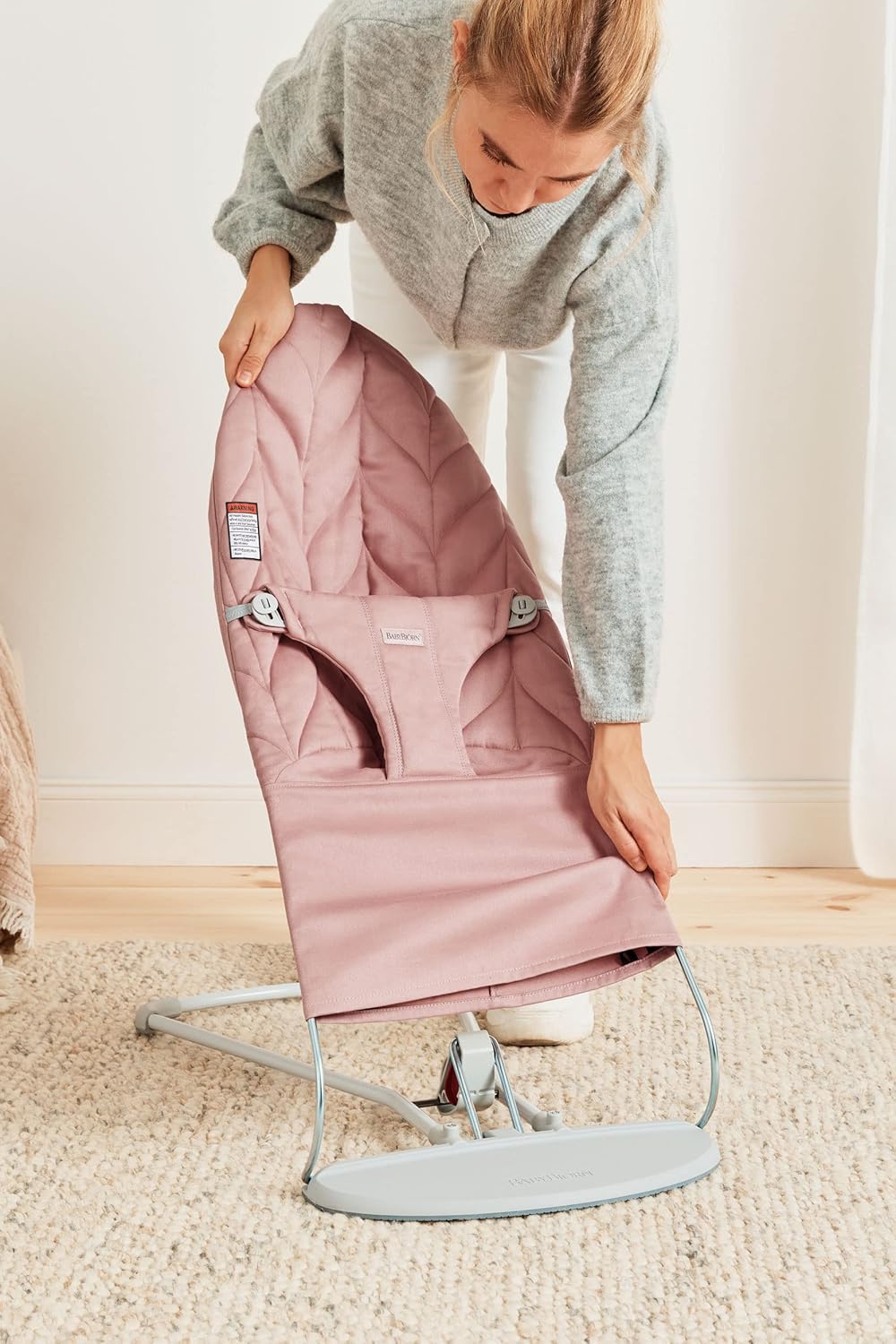 Babybjorn - Bouner Bliss Woven - Dusty Pink