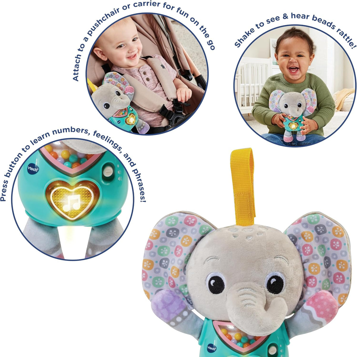 Vtech - Cuddle&Sing Elephant - English