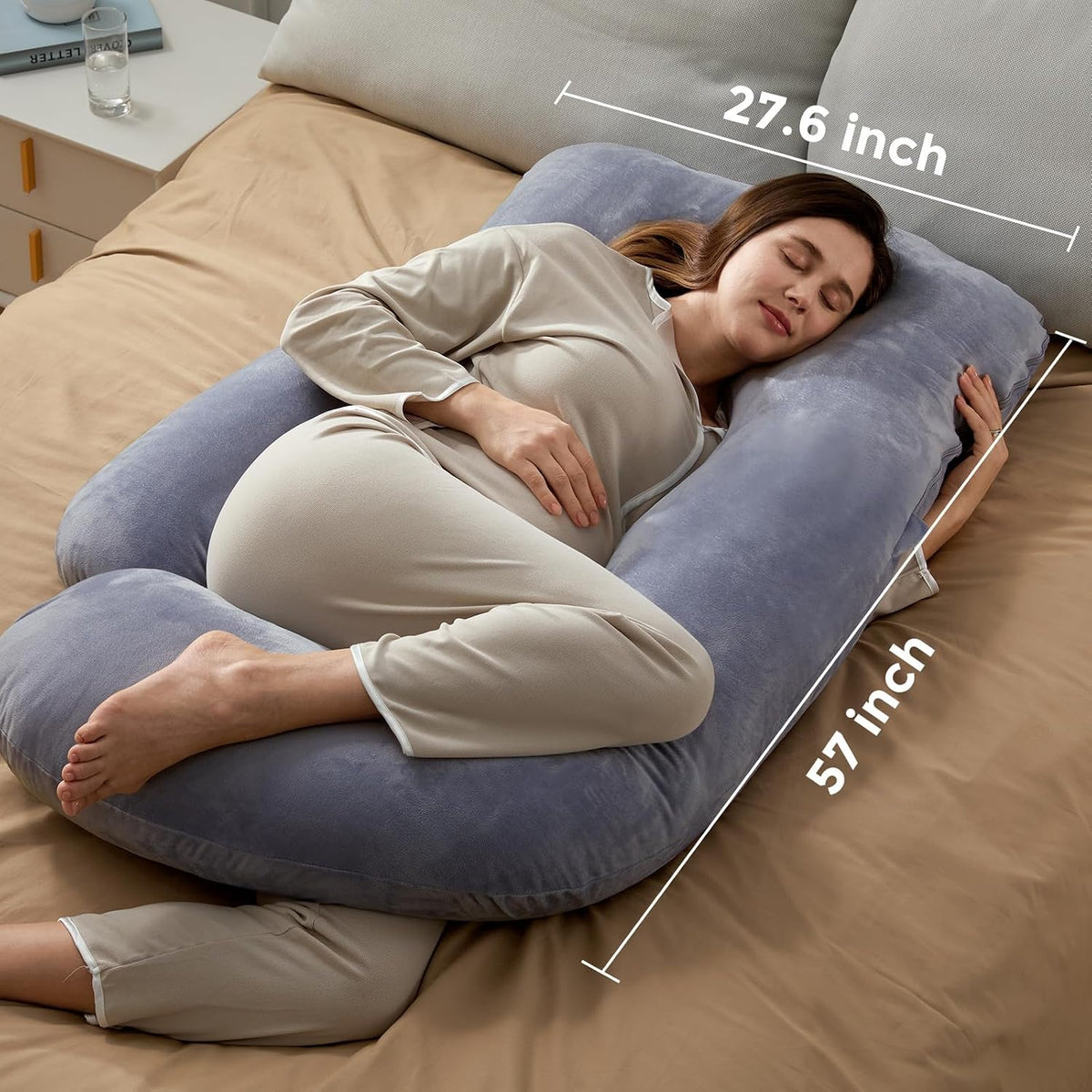Momcozy - U Shaped Pregnancy Pillow -