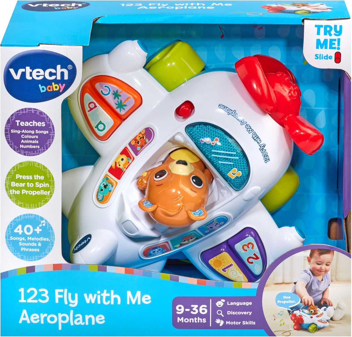 Vtech - 123 Fly With Me - Aeroplane
