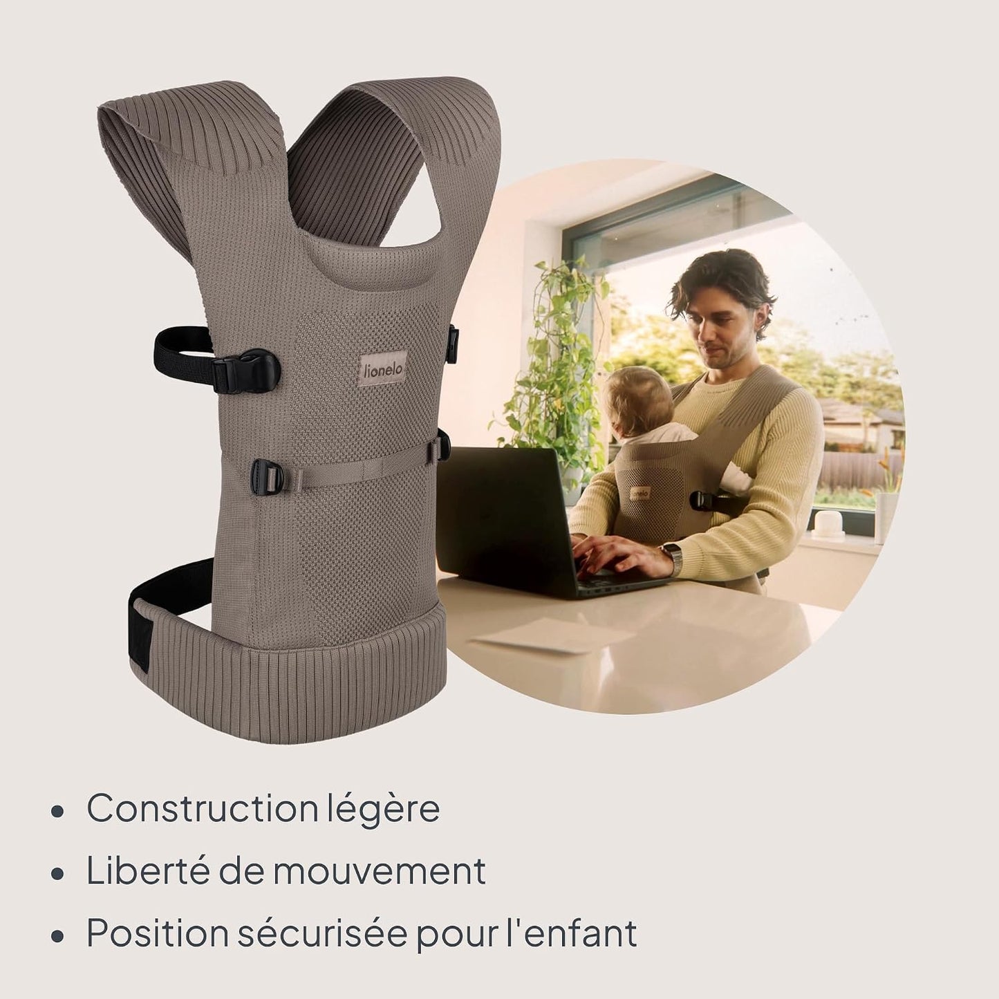 Lionelo - Marbel - Beige Taupe