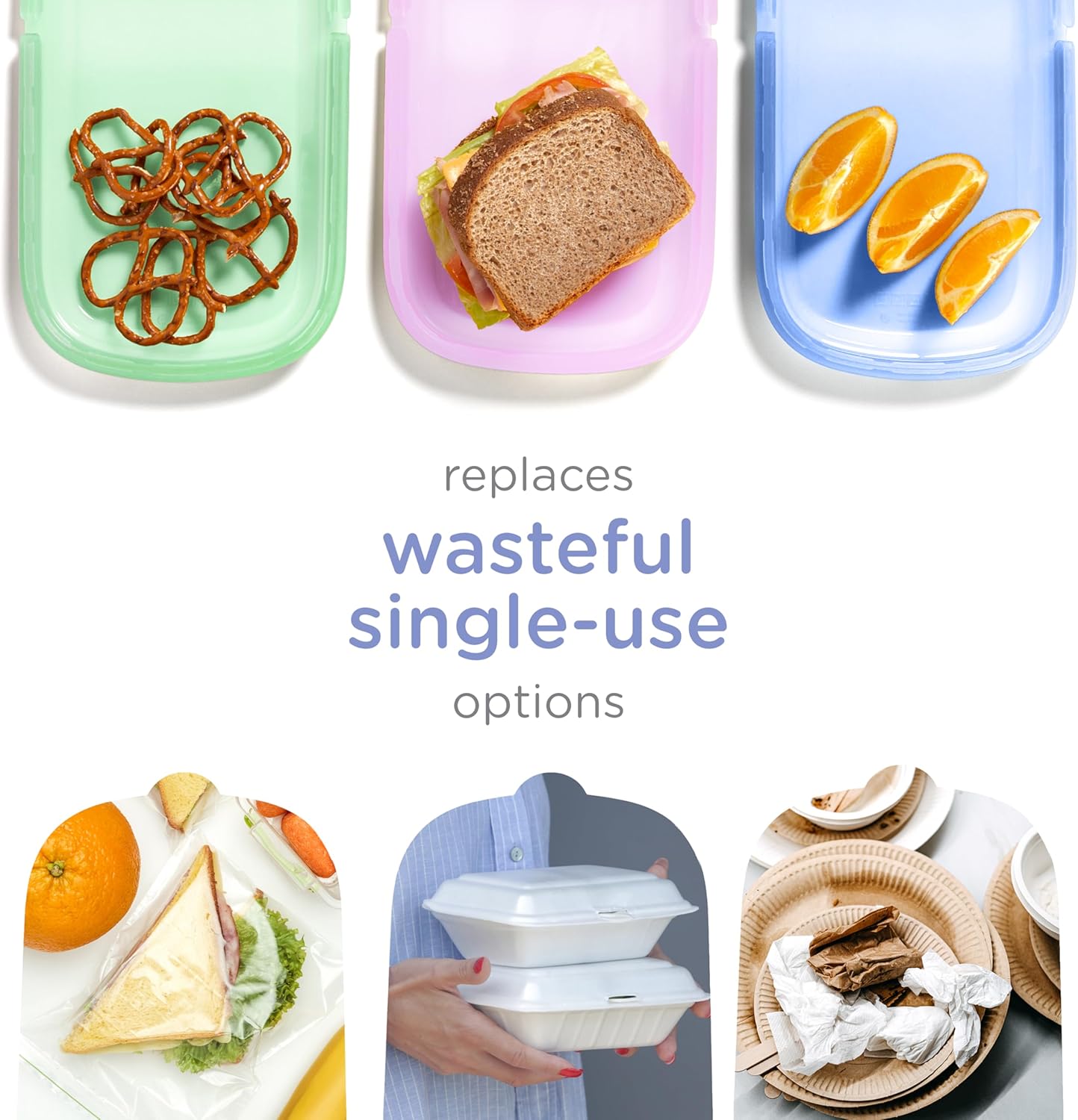 Ubbi - Platemate Sandwich Bag -
