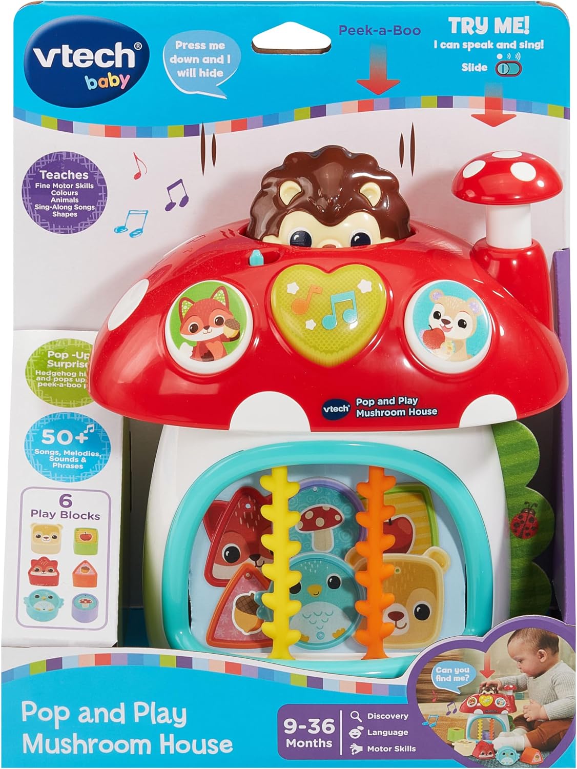 Vtech - Pop & Play Mushroom House
