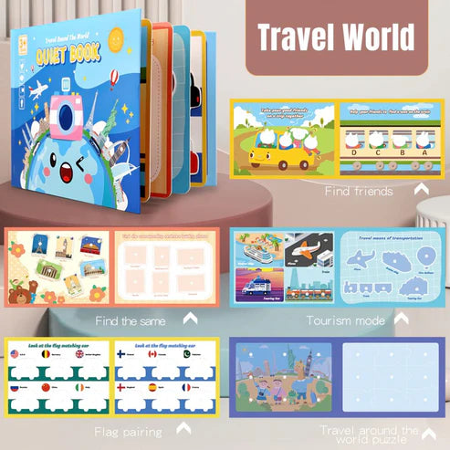 Tumama Kids - Montessori Quiet Book - Animal