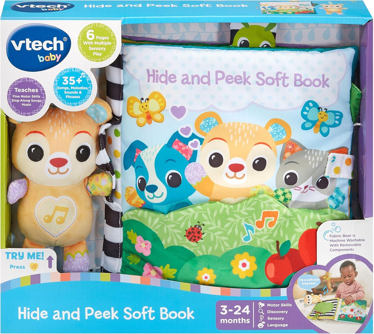 Vtech - Hide & Peak Soft Book - French