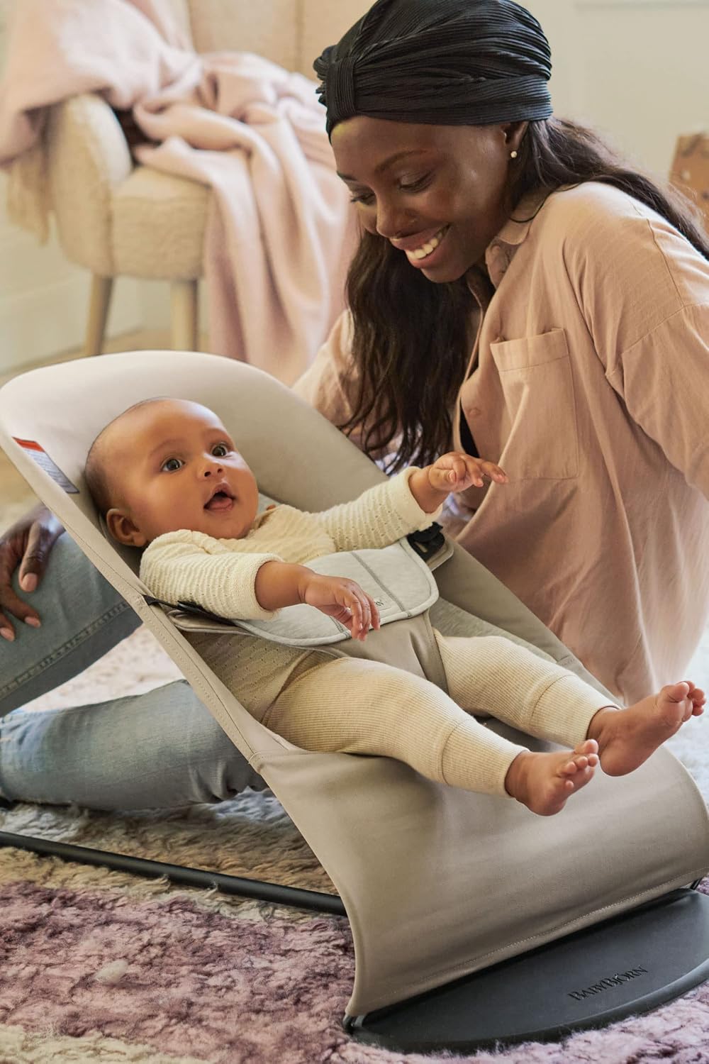 Babybjorn - Bouncer Balance Soft - Beige Grey