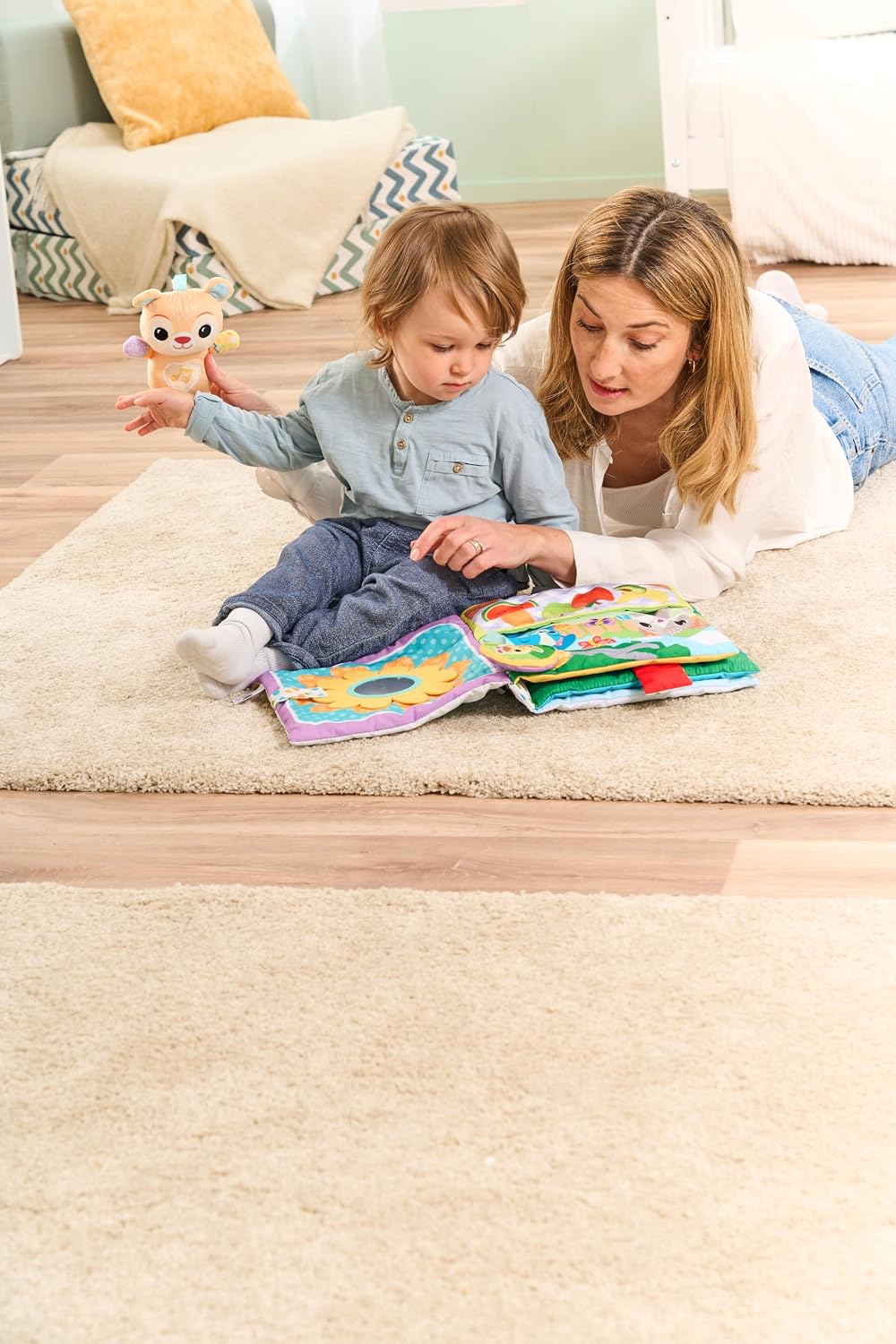 Vtech - Hide & Peak Soft Book - French